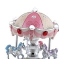 thumbnail image 5 of Wind up Music Box Vintage Look Music Box with Jewelry Box - Table Desk Decoration and Gift (Carousel Horse, Pink), 5 of 6