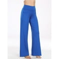 thumbnail image 3 of NELEUS Womens 31" Wide Leg Pants Athletic Yoga Stretch Loose Legging Casual Sweatpants with Pockets,Blue,US Size L, 3 of 9