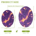 thumbnail image 2 of 3 Packs Of Wood Pulp Cotton Dishwashing Sponge 3.54x2.56 Inch Dishwashing Sponge Household Cleaning Sponge Kitchen Utensils Clean Use Purple Lava Pattern Seamless, 2 of 7