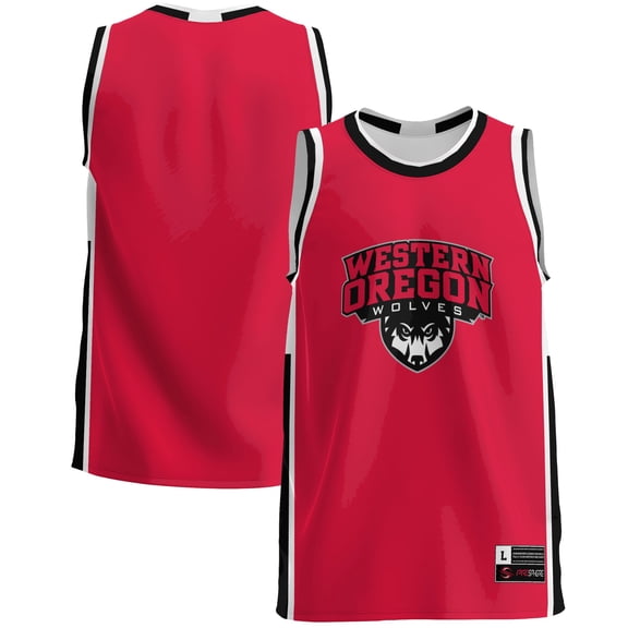 Men's GameDay Greats  Red Western Oregon Wolves  Lightweight Basketball Jersey