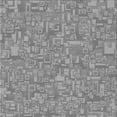 thumbnail image 1 of Ahgly Company Machine Washable Indoor Square Transitional Sonic Silver Gray Area Rugs, 5' Square, 1 of 7