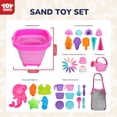thumbnail image 2 of Juguetes de playa TOY Life para niños de 4 a 8 años con cubo de silicona, 2 of 8