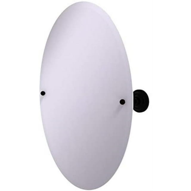 Miroir Inclinable Ovale Sans Cadre avec Bord Biseauté - PQN-91-BKM
