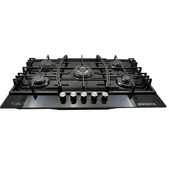 Parrilla de Cristal Templado Pizarro Florencia CON Termopar 5Q-GL-F 5 Quemadores