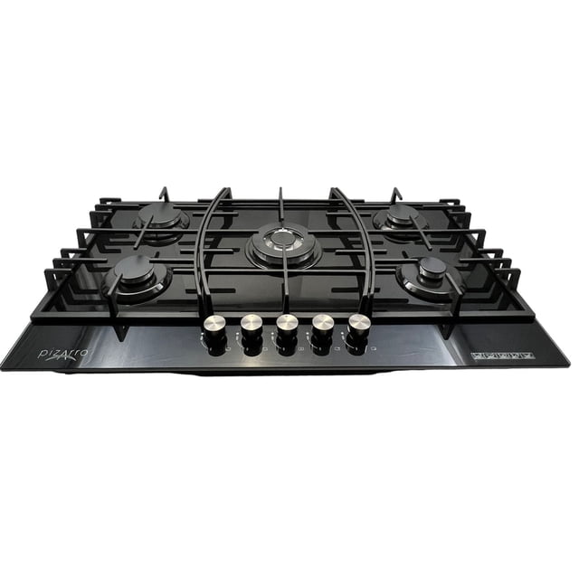 Parrilla de Cristal Templado Pizarro Florencia CON Termopar 5Q-GL-F 5 Quemadores