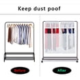 thumbnail image 5 of Hanging Garment Bags for Storage 54 inch 2Pack Large Garment Rack Cover Suit Bags Organizer Hanging Clothes Cover for Suit Coats Jackets Dress Closet Storage, 5 of 13