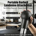 thumbnail image 2 of Landmine Attachment for Barbell, T Bar Row Attachment Fits 2 in Olympic Bars, Portable Barbell Landmine Base for Press, Row, Squat Home Gym Equipment, 2 of 2