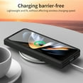 thumbnail image 7 of Compatible with Samsung Galaxy Z Fold 3 5G Case with Hinge Protection & Glass Screen Protector, Full Body Shockproof Wireless Charging Cover Phone Case for Samsung Galaxy Z Fold 3, Black, 7 of 7