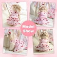 thumbnail image 6 of HQREA Pink Tulle Dog Dresses Rose Flower Puppy Cat Wedding Dress Princess Costume for Teddy, 6 of 6