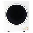 thumbnail image 2 of Compact Portable Household clothes Dryer 1.6cuft with Stainless Steel Drum Black and White 120V MECHANICAL Control ETL Certification, 2 of 17