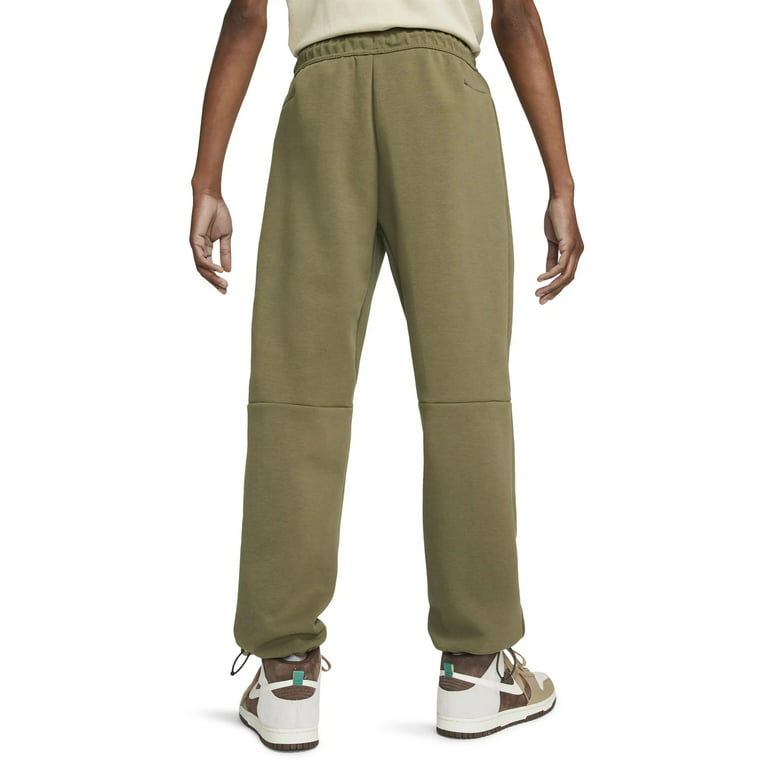 caminar alfiler Atrevimiento Men's Nike Olive/Black Sportswear Tech Fleece Pant (DQ4312 222) - M -  Walmart.com