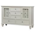 thumbnail image 4 of Sandy Beach 11-drawer Dresser Cream White, 4 of 11