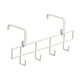 thumbnail image 4 of Estante para secar ropa sobre el radiador, sin taladros, versátil y resistente, con 4 ganchos para colgar en el hogar, el baño y sala de estar. Blanco, 4 of 8
