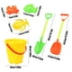 thumbnail image 3 of Children's Summer Seaside Water Play Sand Bath Shower Beach Bucket 6 Piece Set Of Cute Happy Play House Water Outdoor Toys, 3 of 6