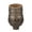 Antique Brass Finish, variant on B&P Lamp® Aluminum Keyless Lamp Socket