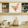thumbnail image 6 of Chicken Stencil 11.8x11.8inch Rooster with Flowers Grass Drawing Template Hen Rooster Farmhouse Stencil Plastic PET Painting Stencil for Home Farm Furniture Wall Floor Decoration, 6 of 9