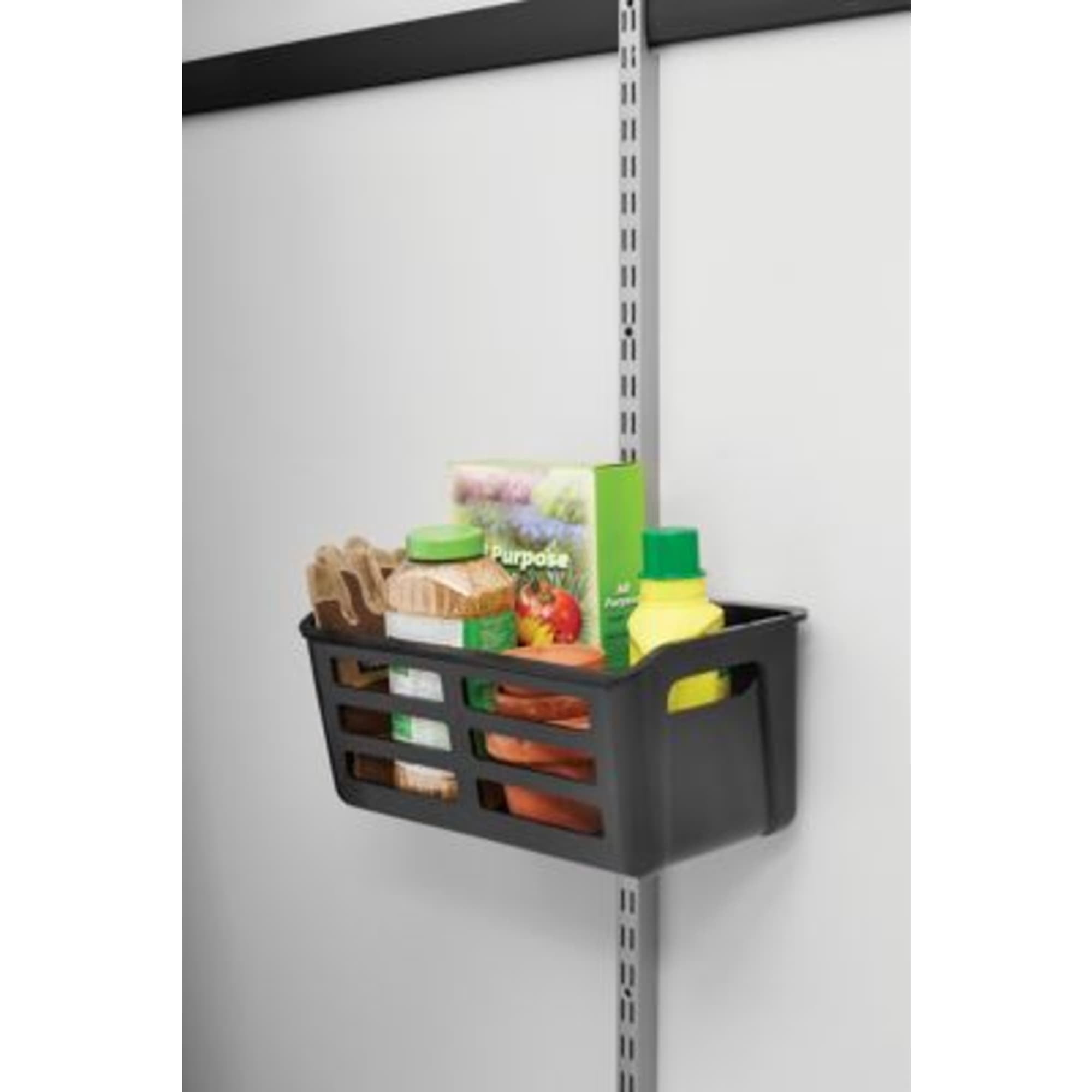 Rubbermaid Garage FastTrack Utility Storage Bin, Black