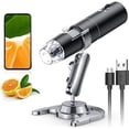 thumbnail image 1 of Wireless Digital Microscope  Skybasic 50X-1000X Magnification WiFi Portable Handheld Microscopes with Adjustable Stand HD USB Microscope Camera Compatible with iPhone Android iPad Windows, 1 of 6