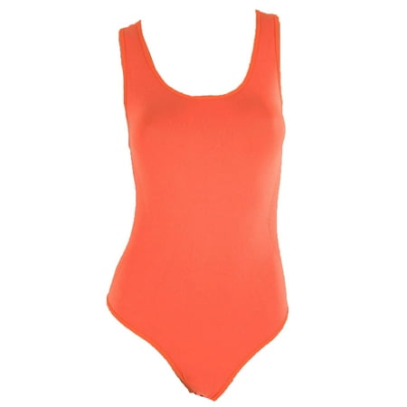 - Itzon Women's Seamless Racerback Bodysuit Top