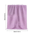 thumbnail image 3 of Ovzne Velvet Plain Face Towel (30x60cm, 50g), Soft Absorbent Fleece Towel for Face Wash/Cleansing/Makeup Removal, Gentle on Skin, 3 of 4