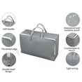 thumbnail image 5 of JingChun Totes for Storage, Propositionly Storage Bags, Large Storage Bags, Folding Moving Comforter Blanket Storage Bags Closet Organizers with Strong Handles&Zippers, 5 of 6
