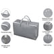 thumbnail image 5 of Bolsa de almacenamiento de edredón de tela no tejida gruesa de gran capacidad, bolsa de mudanza portátil con asas, protección contra la ropa de cama, bolsa de transporte para un fácil embalaje y paque, 5 of 6