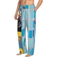thumbnail image 2 of Kll Mens Pajama Pants For Men,Mens Lounge Pants,Funny Gifts For Men,Men'S Pajama Bottoms-Prague Ratter Dog In Bathtub, 2 of 9