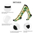 thumbnail image 5 of Lsque Corn Pattern Sport Compression Socks for Men & Women 15-20 mmHg Knee High Nurse Pregnant Running Medical and Travel Athletic, 5 of 6