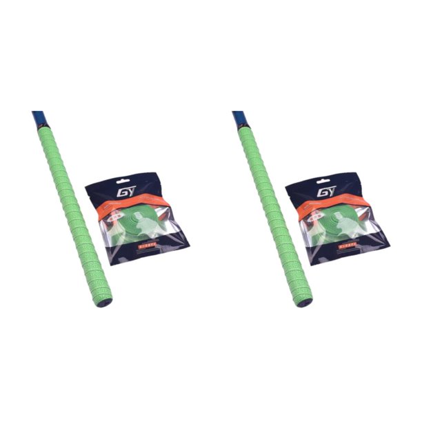 Eigraketly Cómodas cintas para envolver con agarre de pelota de golf, estampado fino, antideslizante, alta elasticidad, resistente al desgaste, verde 2Conjunto