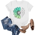 thumbnail image 5 of Everyday Short Sleeve Tops for Women Loose Fit Summer Trendy Blouse, 5 of 6
