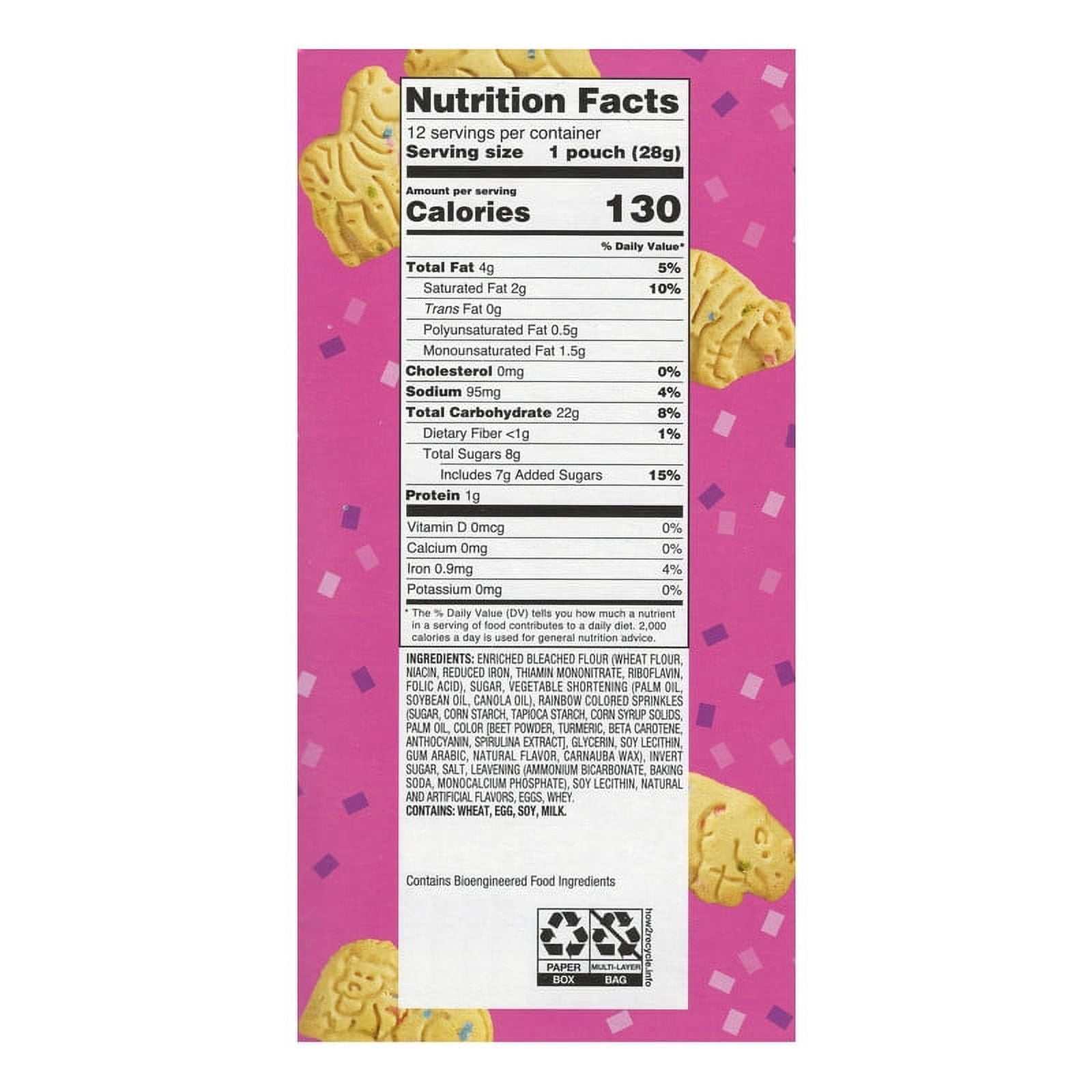 Benton’s Mini Cookie Snack Packs (Birthday Cake Animal, 2 Boxes)