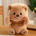 thumbnail image 6 of KUFptva Stuffed Bear Toy Cartoon Bear Figure Soft Toy Room Emotion Appease for Toddlers Girls Office Ornaments, 6 of 7
