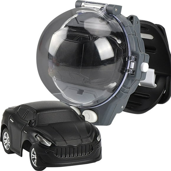 Remote Control Car Watch Toys 2.4 GHz RC Small Car Analog Watch USB Chargeable 2.4Ghz Wrist Racing Car Watch STEM Educational Cartoon RC Small Car