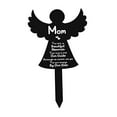 thumbnail image 3 of AMLESO Plaque Commémorative Plaque Commémorative Jardin Piquet Décor de Tombe Signe pour Toujours pour Maman, 3 of 8