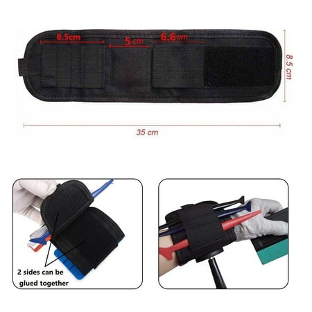 

Leke Oxford Magnet Waist Bag Car Wrapping Tools Bag Film Holder Scraper Cutter Bag