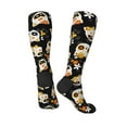 thumbnail image 4 of Balery Cat Skulls And Flowers Fun Novelty Socks Men'S Women'S Crew Socks Funny Crazy Novelty Socks Quirky And Cool Socks, 4 of 9