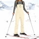 thumbnail image 5 of RKSTN Womens Snow Bibs Overalls Insulated Ski Bibs Snow Suit Waterproof Windproof One Piece Snow Pants Women Solid Plus Size Snowboarding Overalls Outdoor Sports Winter Ski Jumpsuit Suspender Pants, 5 of 10