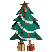 Christmas Costume Parent Children Cosplay Costumes Green Christmas Tree Dress for Women