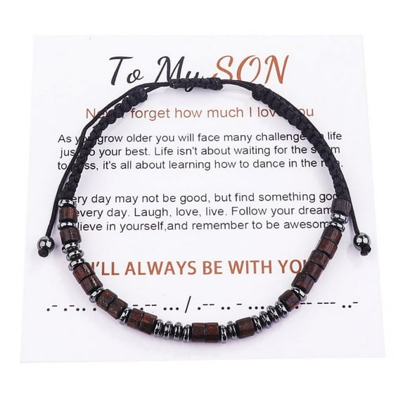 PPgejGEK Womens Bracelets Bracelet for Women Inspirational Gifts for Unique Jewelry for Mom Daughter Son Sister Aunt Grandma Encouragement Funny Wrap Bracelets Holiday Savings