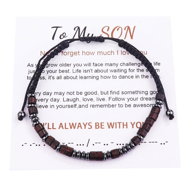 Xihbxyly Pulsera Inspiradora, Accesorio Tejido de Tamaño Ajustable, Regalo Único para Mamá, Hija o Hermana, Prenda Inspiradora para El Día a Día, Perfecta para Fiestas En La Playa y Eventos Familiare