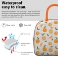 thumbnail image 3 of Lunch Bag Lunch Box for Women Reusable Insulated Lunch Bags,Water-Resistant Orange Print Cooler Lunch Tote Bag, Large Capacity for Work Travel Picnic, 3 of 6