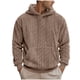 thumbnail image 4 of Blusa de manga larga con capucha para hombre, jersey de color liso, forro polar, bolsillo con cordón, sudadera de manga larga con capucha, blusa de poliéster para hombre, 4 of 7
