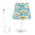 thumbnail image 2 of Cartoon Daisies Flower Desk Lamp LED Table Nightstand Lamps with 3 Color Temperatures for Home Bedroom Living Room Decor 6x11, 2 of 8
