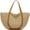 B-beige, variant on Straw Bags for Women Summer Beach Woven Tote Hobo Handbag Casual Straw Shoulder Bags for Travel Vocation