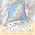 thumbnail image 3 of Conch Shell Starfish Pillow Covers 18x18 in, Decor Throw Pillow Case Set of 2 Square Cover Summer Farmhouse Decorations for Home Living Room Bed Sofa, 3 of 6