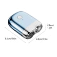 thumbnail image 3 of Travel Men's Shaver Mini Electric for Men USB Rechargeable Beard Shaver Pocket Size Shavers Compact (Orange), 3 of 9
