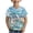 00-Blue115, variant on Byoo Boy Fish Print Crew Neck T Shirt Short Sleeve Ocean Themed Casual Kids Tee