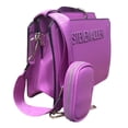 thumbnail image 2 of Bolsa Shoulder Bevelyn Berry Steve Madden color magenta, mide 24 cm de ancho por 19 cm de alto, con dos asas ajustables y desmontables. Incluye monedero con medidas 10 x 7 x 2 cm, 2 of 4
