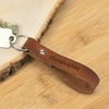 Personalized Genuine Leather Name Key Chain 4.9" x 0.75"