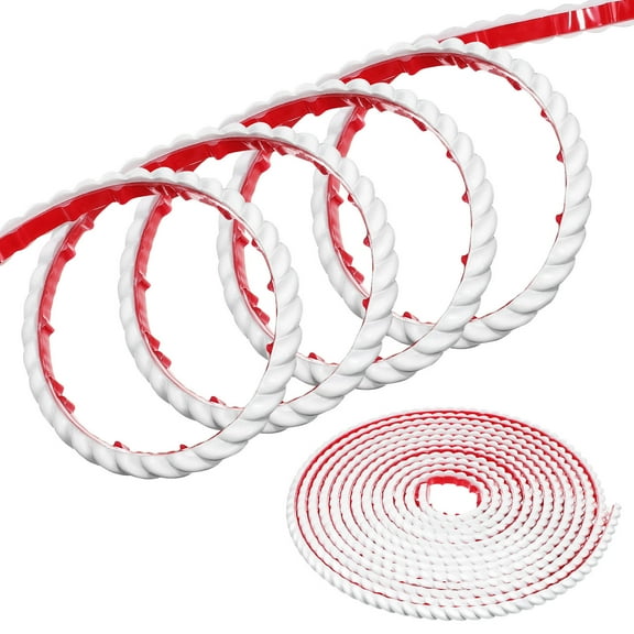 SEWOART PVC Flexible Wall Trim for Decoration with Self Adhesive Design and Assorted Colors